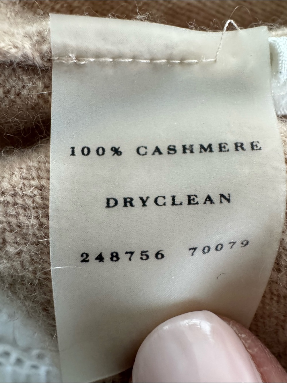 Ann Taylor Cashmere Short-Sleeve Turtleneck Sweater - Tan - Picture 6 of 6